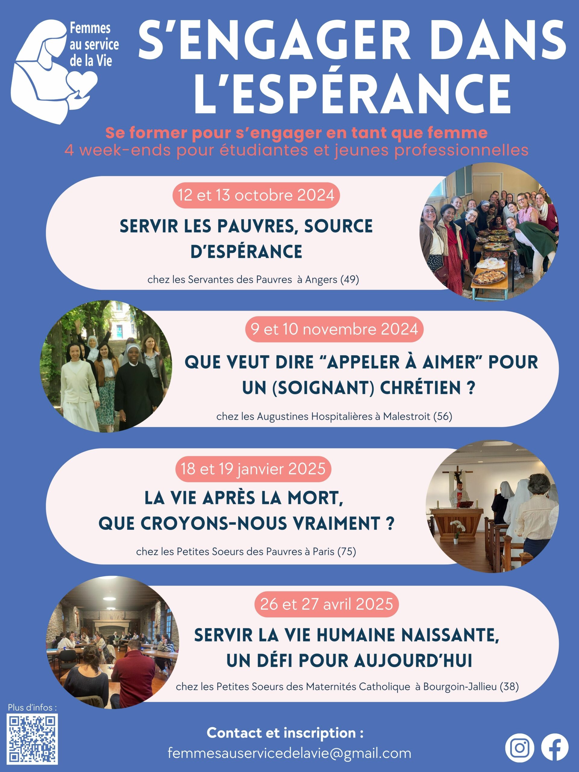 Week-end "Femmes au service de la Vie"